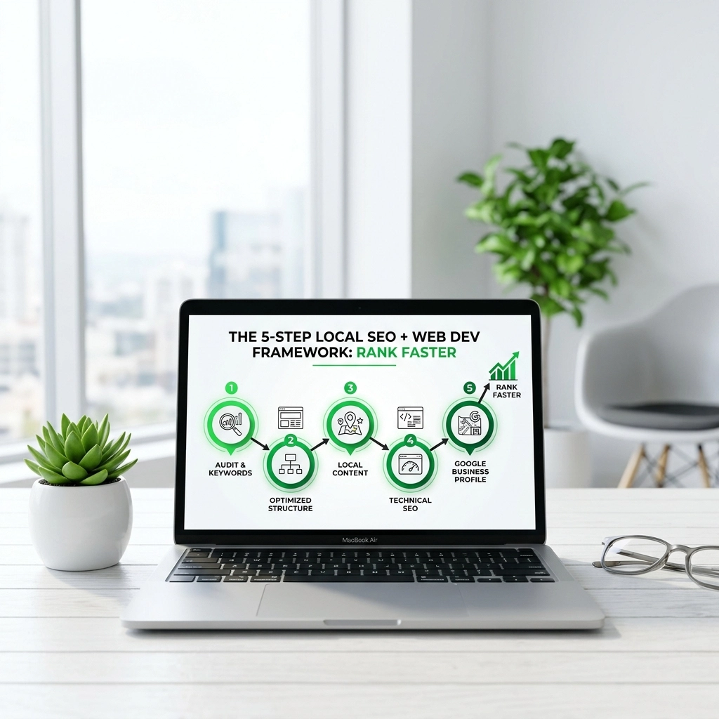 The Proven Local SEO + Web Development Framework: 5 Steps to Rank Faster with a Better Website