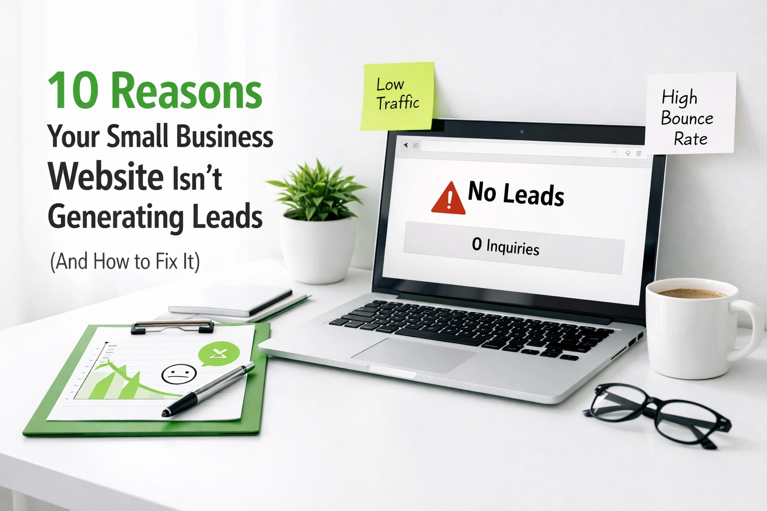 10 Reasons Your Small Business Website Isn’t Generating Leads (And How to Fix It)
