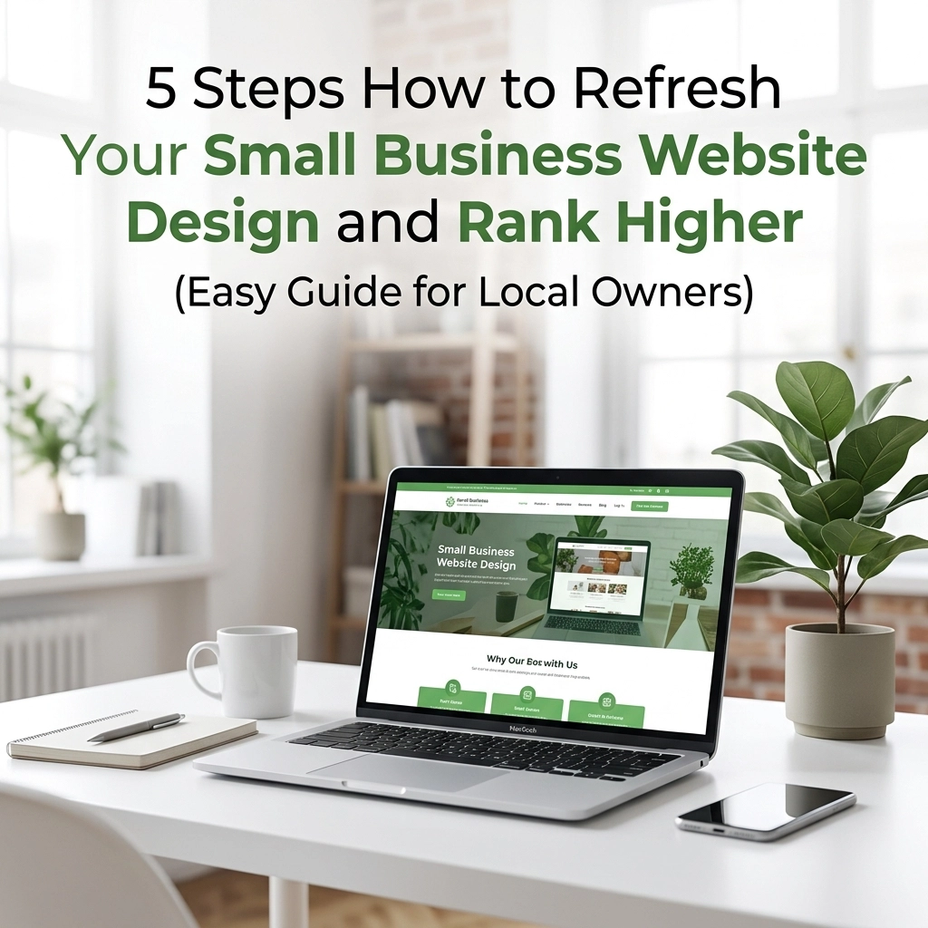 5 Steps How to Refresh Your Small Business Website Design and Rank Higher (Easy Guide for Local Owners)