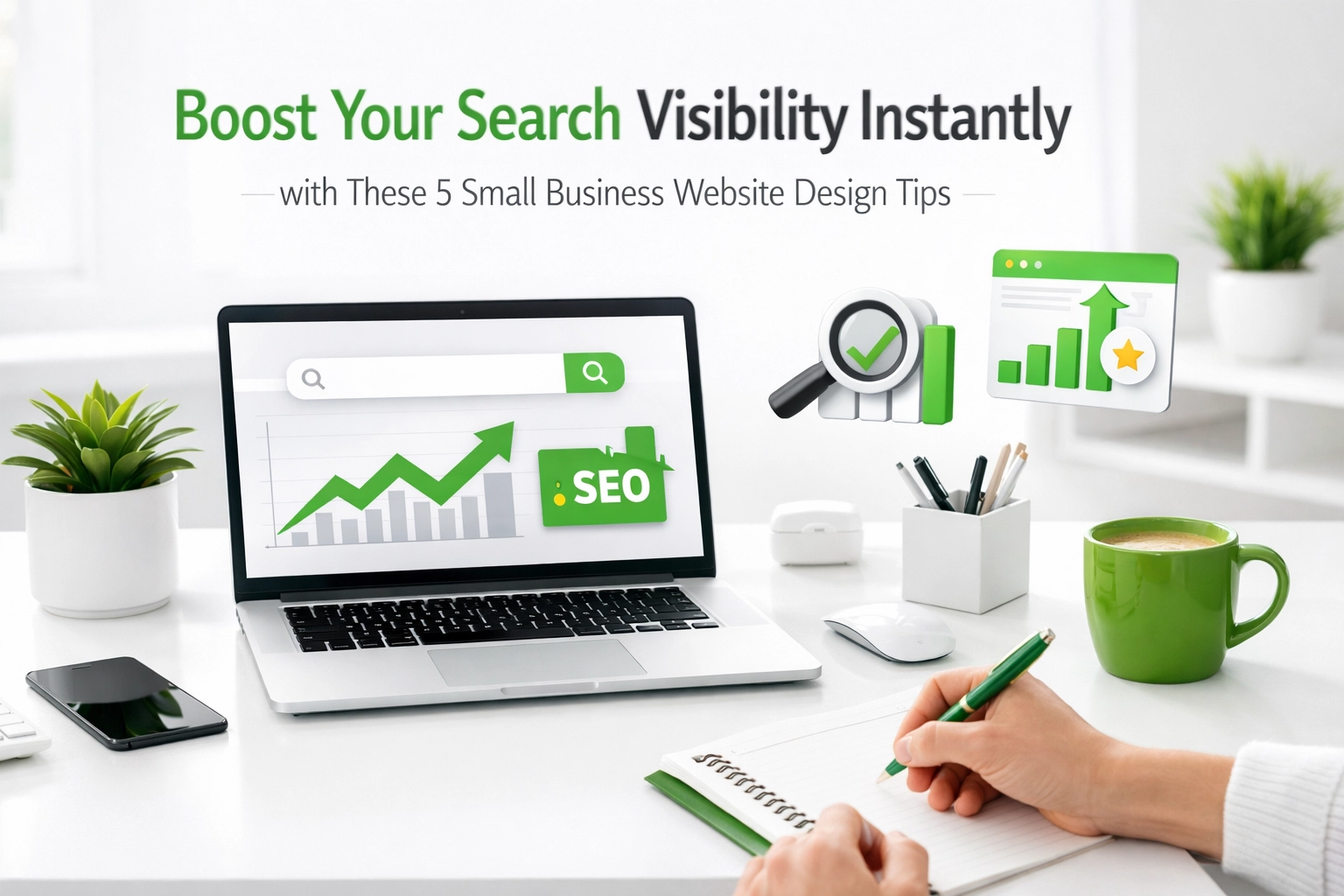 Boost Your Search Visibility Instantly with These 5 Small Business Website Design Tips