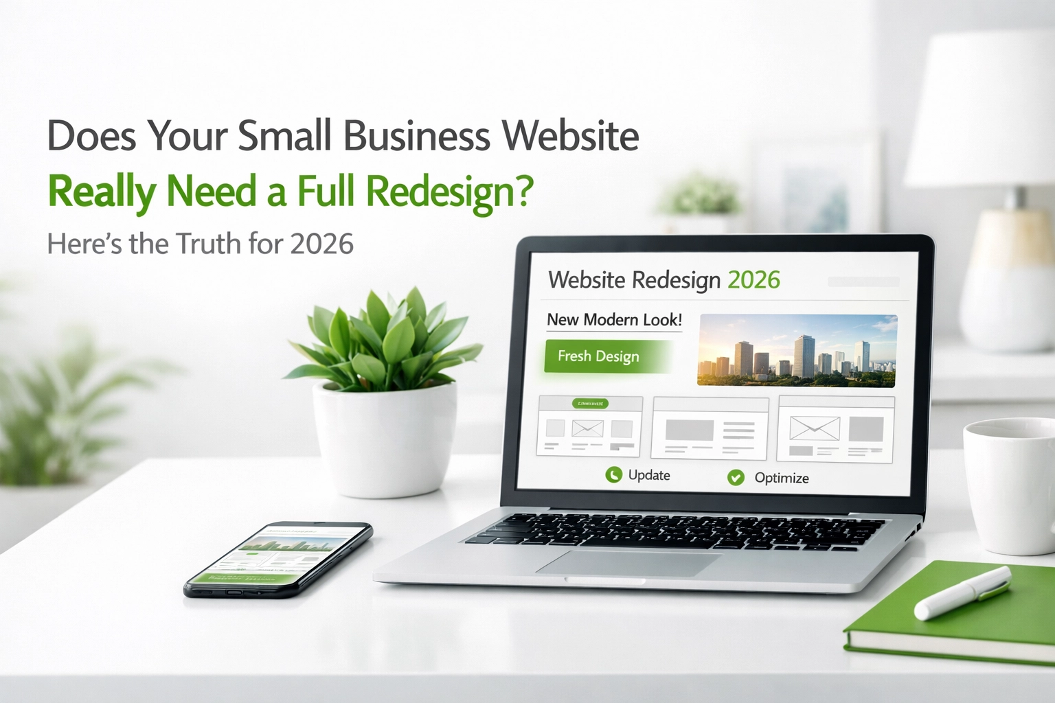 Does Your Small Business Website Really Need a Full Redesign? Here’s the Truth for 2026