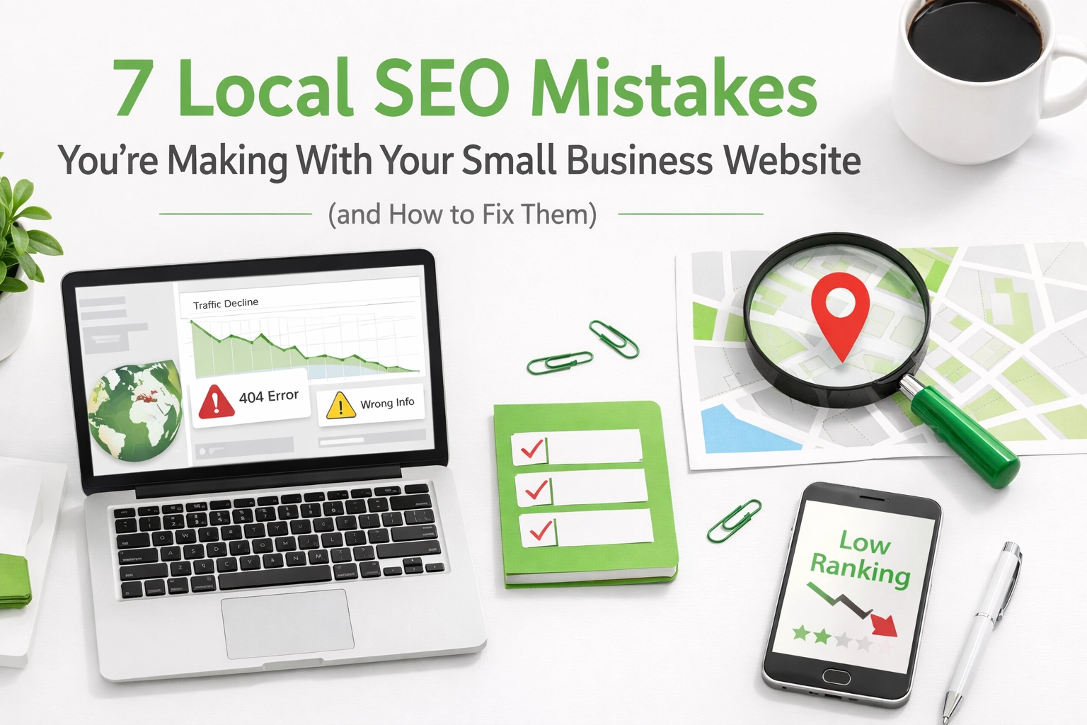 7 Local SEO Mistakes You’re Making with Your Small Business Website (and How to Fix Them)
