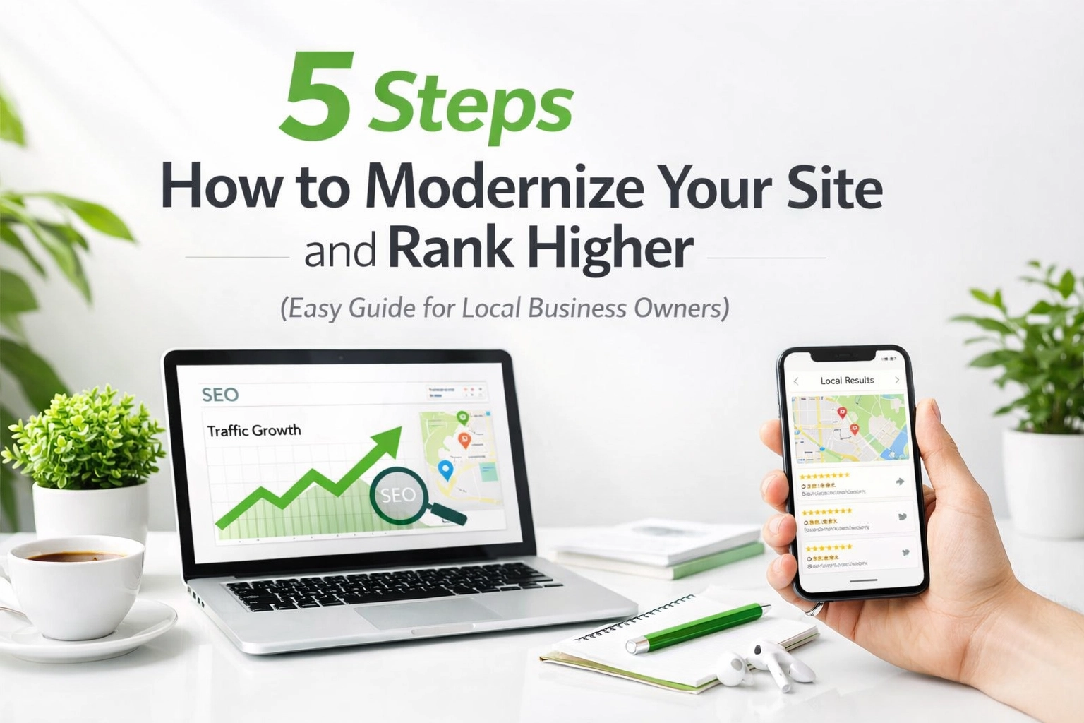 5 Steps How to Modernize Your Site and Rank Higher (Easy Guide for Local Business Owners)