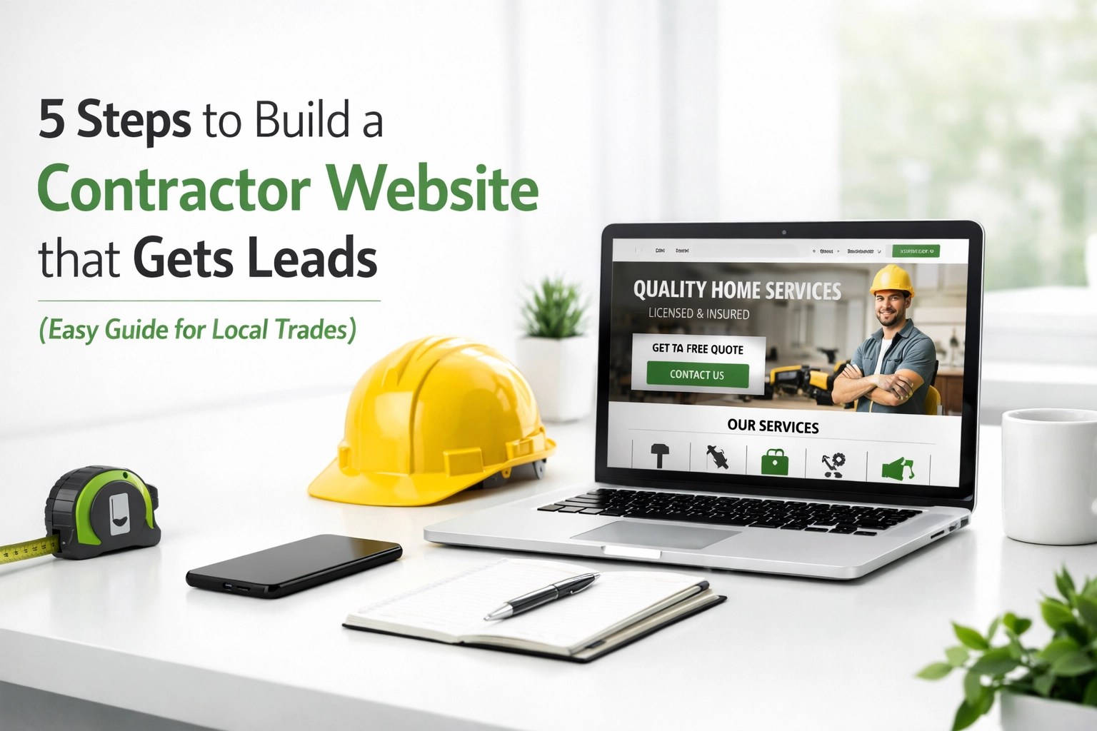 5 Steps to Build a Contractor Website that Gets Leads (Easy Guide for Local Trades)