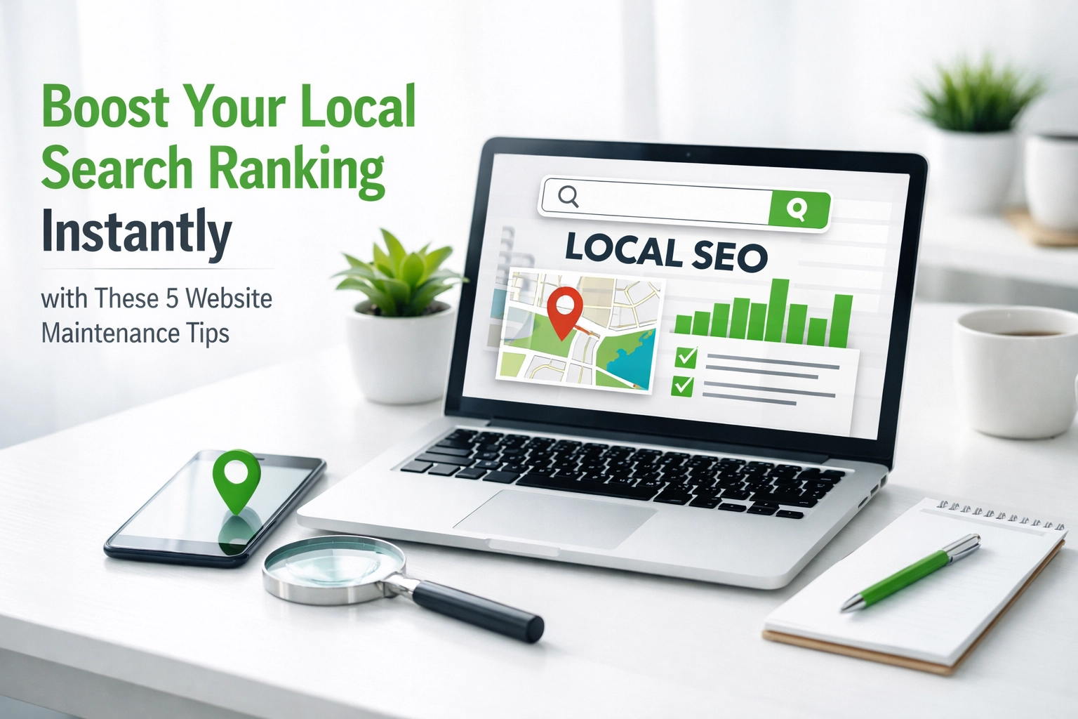 Boost Your Local Search Ranking Instantly with These 5 Website Maintenance Tips