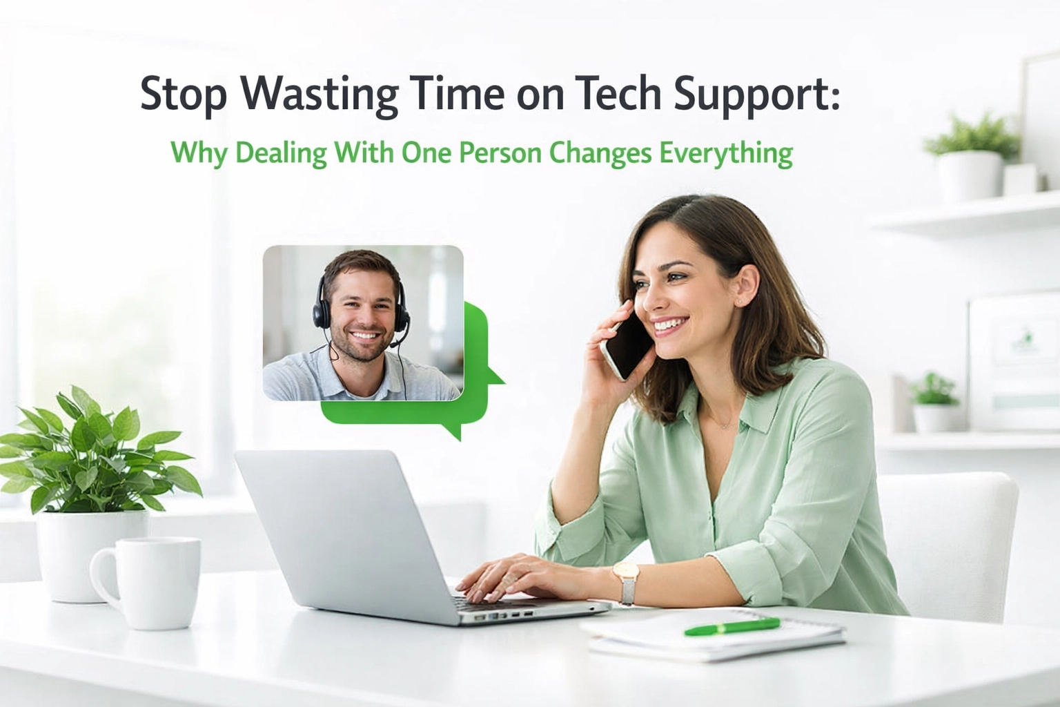 Stop Wasting Time on Tech Support: Why Dealing With One Person Changes Everything