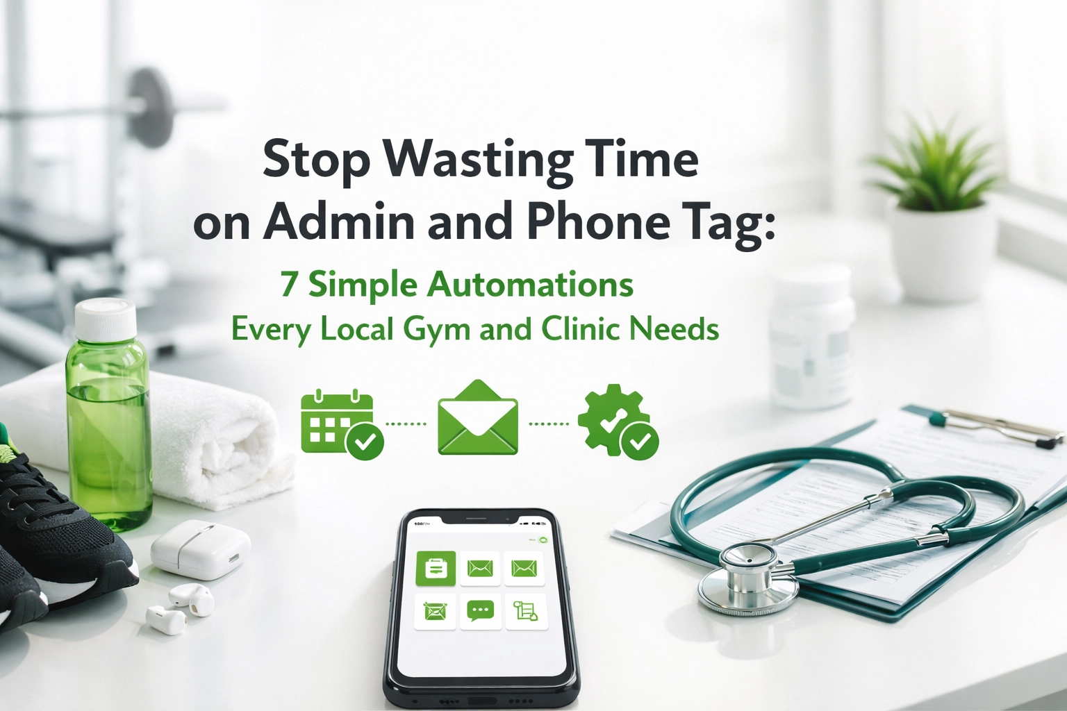 Stop Wasting Time on Admin and Phone Tag: 7 Simple Automations Every Local Gym and Clinic Needs