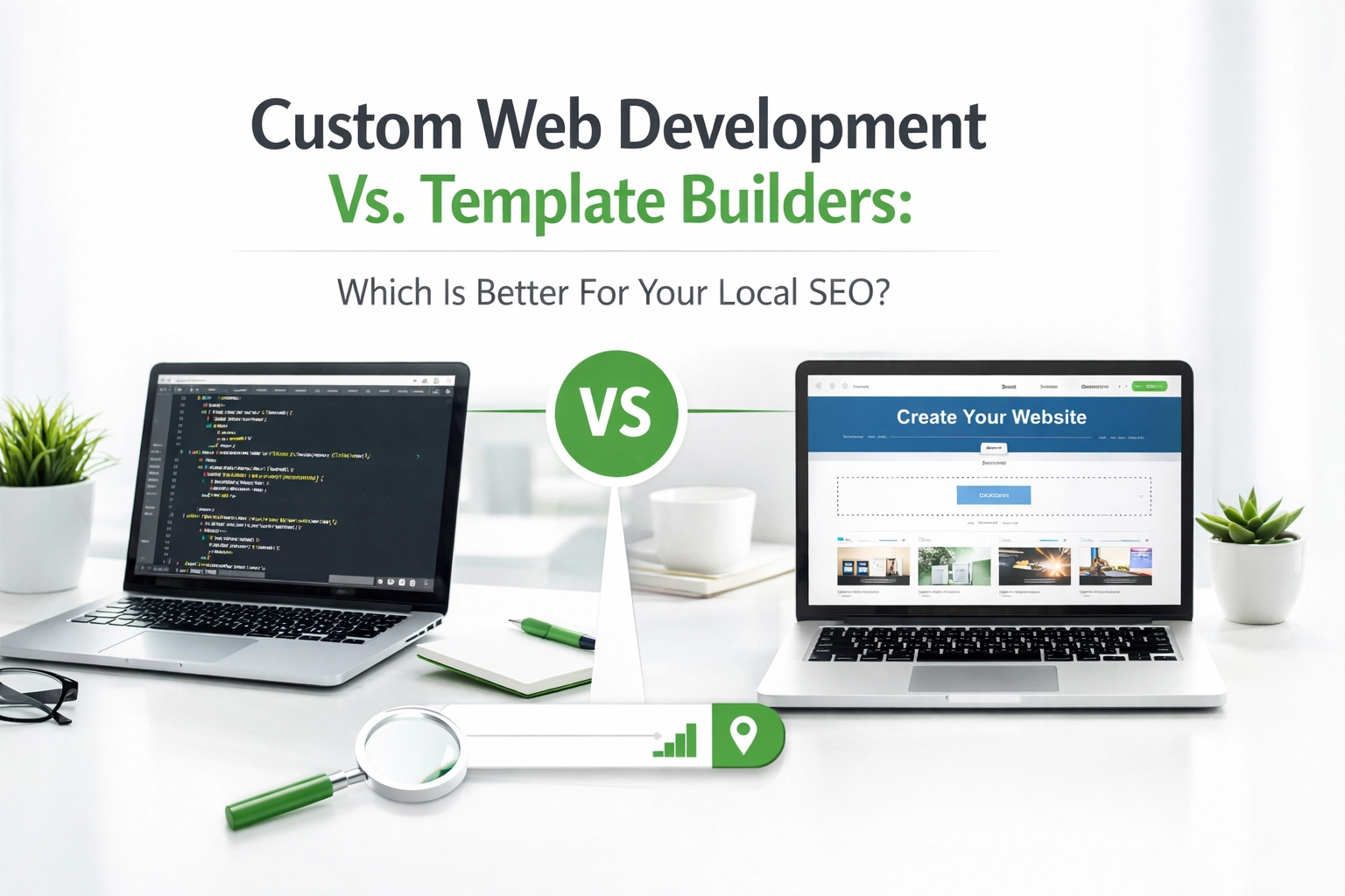 Custom Web Development Vs. Template Builders: Which Is Better For Your Local SEO?