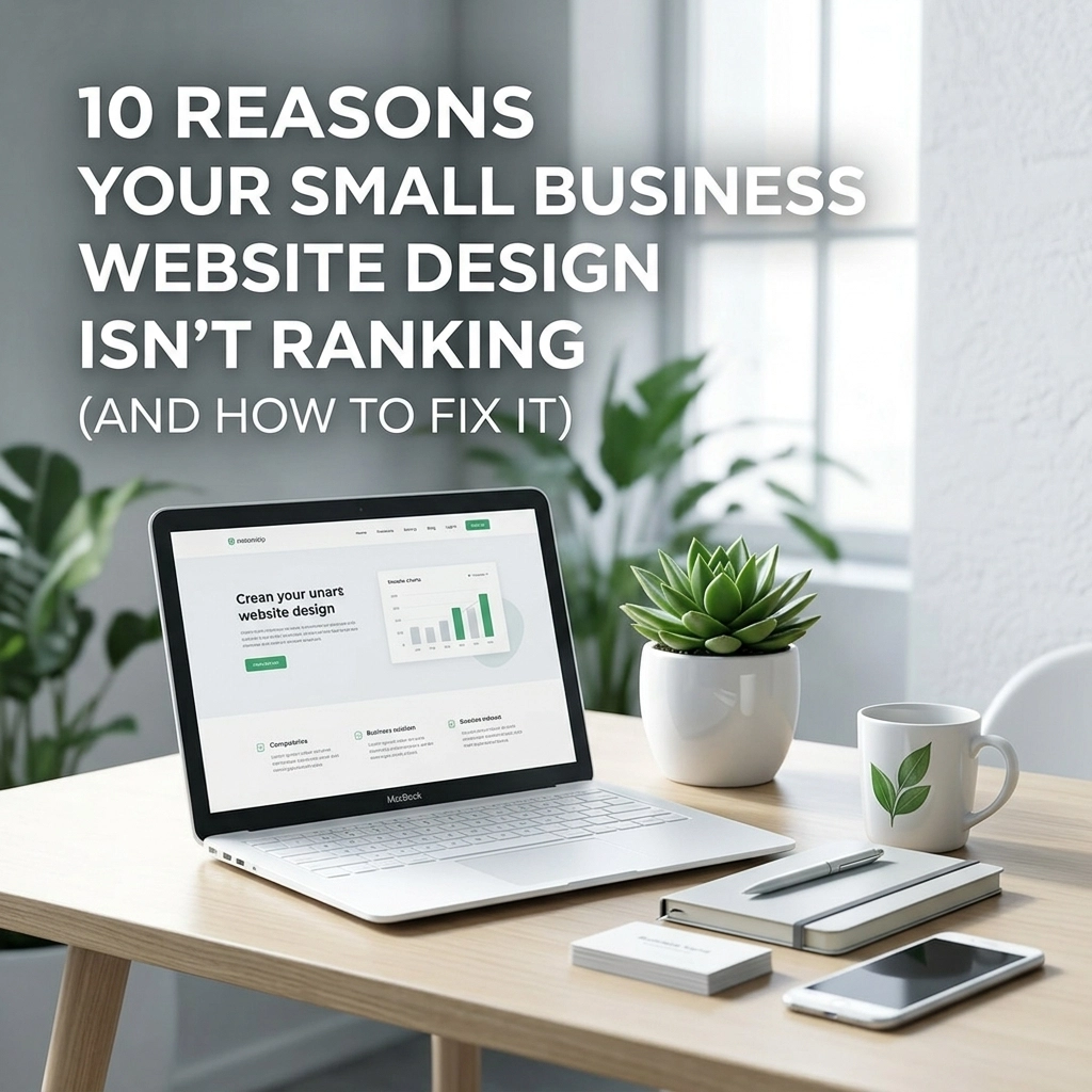 10 Reasons Your Small Business Website Design Isn’t Ranking (And How to Fix It)