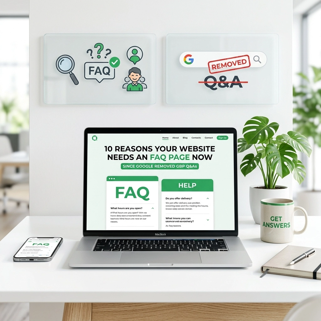 10 Reasons Your Website Needs an FAQ Page Right Now (Since Google Removed GBP Q&As)