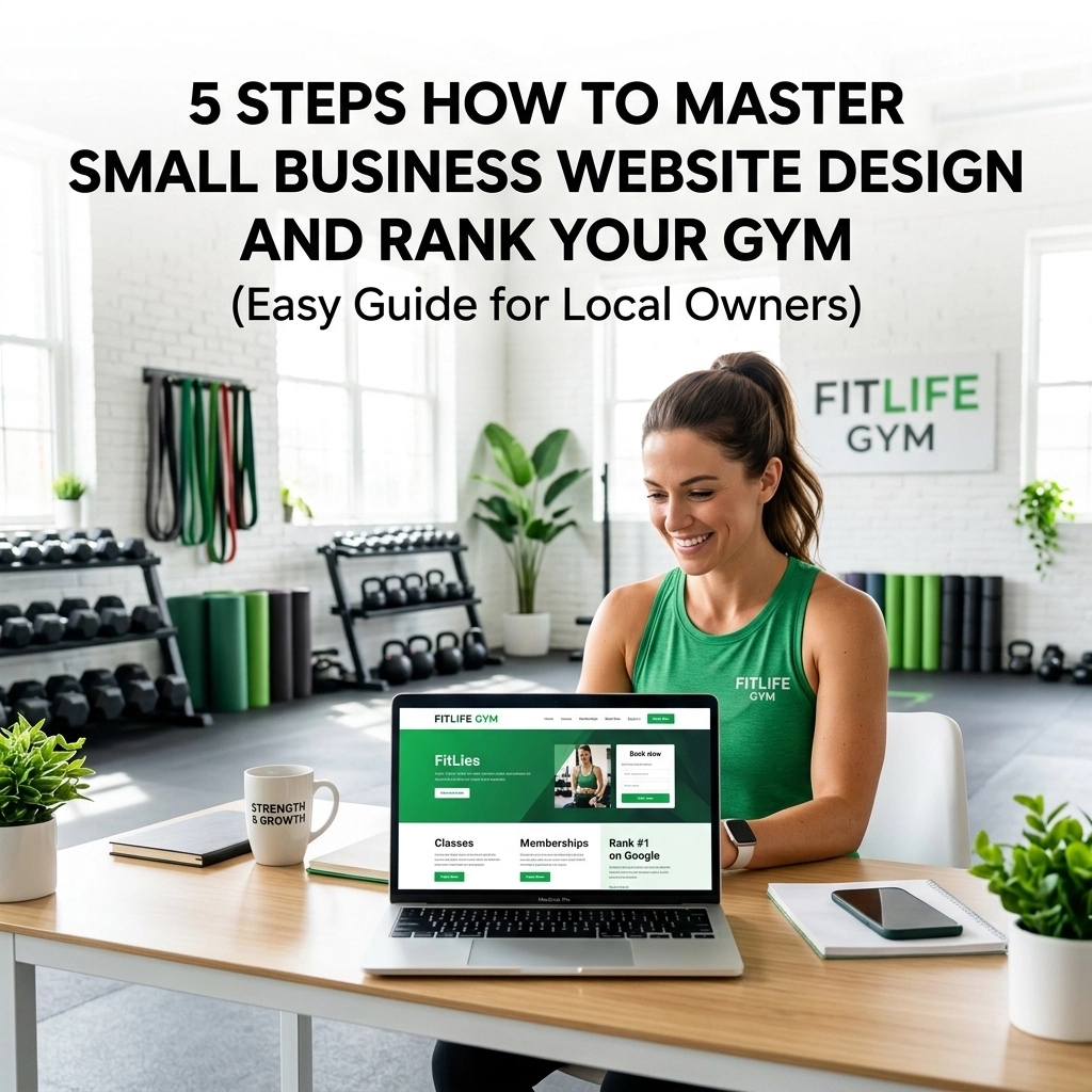 5 Steps How to Master Small Business Website Design and Rank Your Gym (Easy Guide for Local Owners)