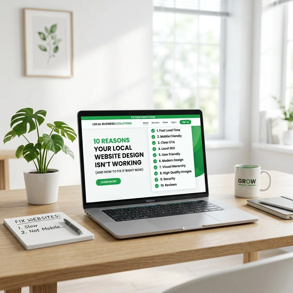 10 Reasons Your Local Website Design Isn’t Working (And How to Fix It Right Now)