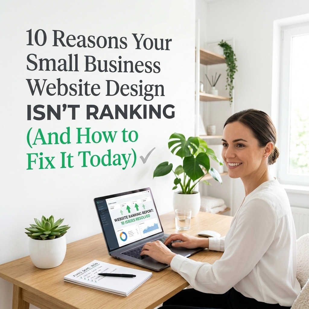 10 Reasons Your Small Business Website Design Isn’t Ranking (And How to Fix It Today)