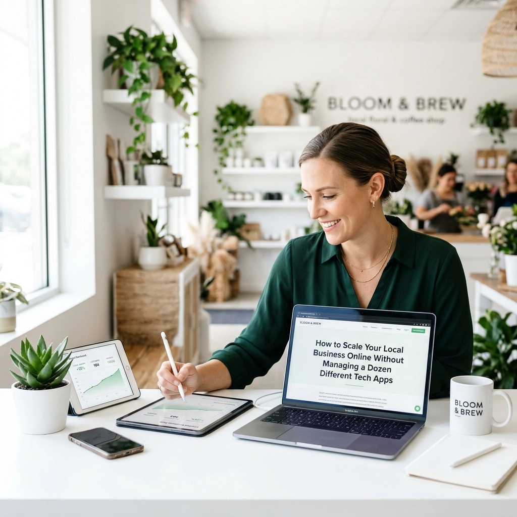 How to Scale Your Local Business Online Without Managing a Dozen Different Tech Apps
