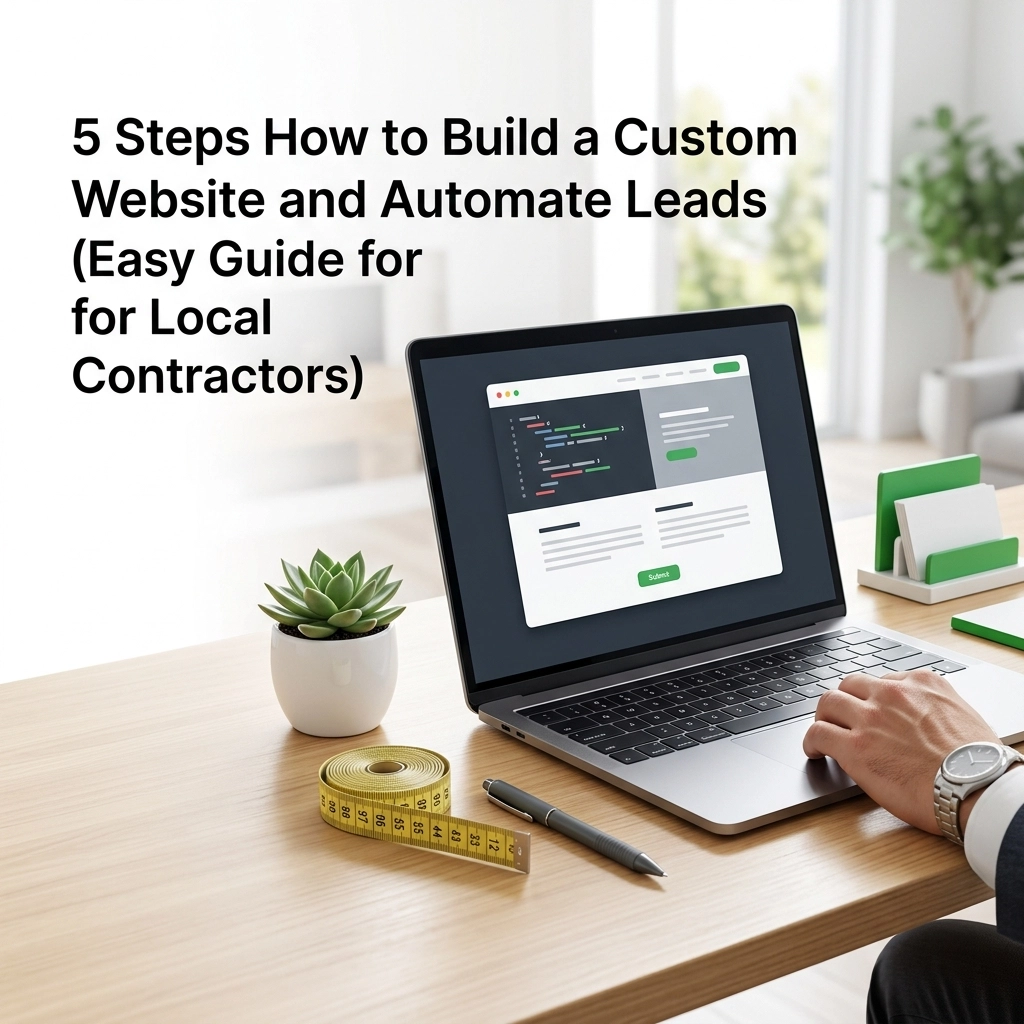 5 Steps How to Build a Custom Website and Automate Leads (Easy Guide for Local Contractors)