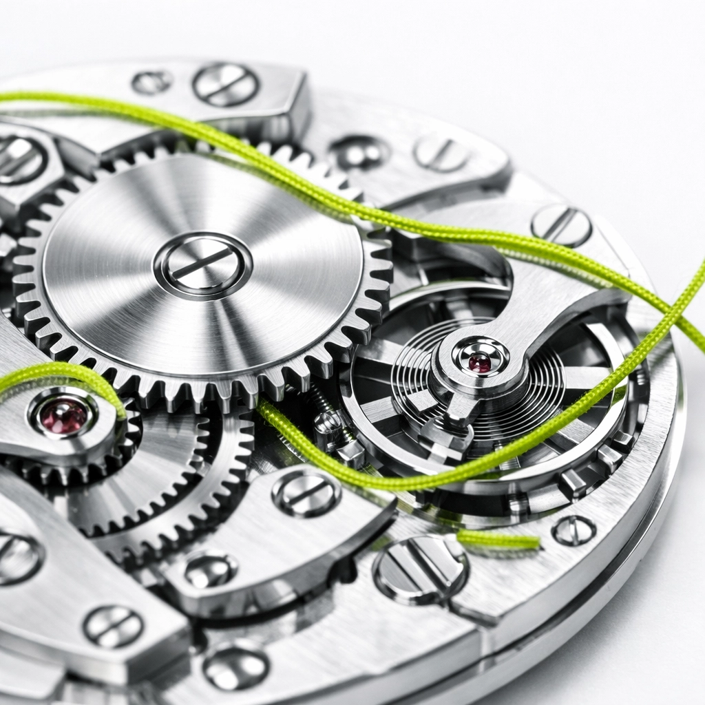 Precise mechanical gears symbolizing clean code and high-performance technical SEO for custom WordPress sites.